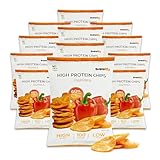 Supplify Protein Chips (Paprika, Vegan) - Eiweiß Snack zum Abnehmen oder...