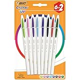 BIC Kugelschreiber Cristal Up 0,35mm, sortiert Blister à 6St +2St gratis