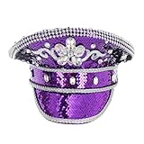 Generisch Pailletten-Zylinder im Nachtclub-Stil für Männer Frauen,...