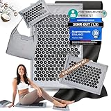 Akupressurmatte mit Kissen- 6-in-1 Premium Set [inkl. Yoga-Tuch] &...