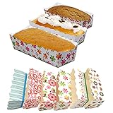 Lsydgn 100 Stück Einweg Mini Kuchenformen Papierbackform Set Mini Backform...