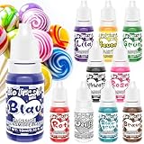Lebensmittelfarbe Flüssig Set – 10 Farben Flüssiges...