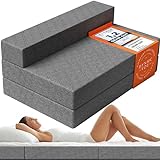 DYNMC you Schlafsofa für 2-140x200x20 cm Gästebett Klappbar - Test SEHR...