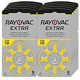 80 Hörgerätebatterien Rayovac Extra 10. 10x8 Stück