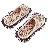 Beaupretty Chenille Wischmopp Hausschuhe mit Offener Zehenpartie Mikrofaser...