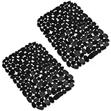 LEAZZLE Spülbeckenmatte, 2er-Set PVC Spülbeckeneinlage, 40x30cm...