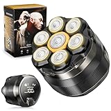 Glatzen Rasierer Herren, Dyoonoer Wasserdicht 7D Flexibler Glatzenrasierer,...