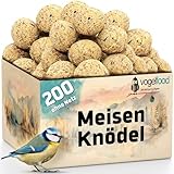 200 Stück (a 90g = 18 kg) Meisenknödel ohne Netz Vogelfutter...