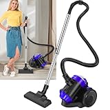 Staubsauger für Tierhaare 1500W - Zylinder Staubsauger ohne Beutel mit 5m...