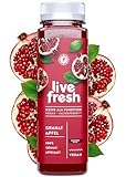 LiveFresh Kaltgepresster Granatapfelsaft | Kaltgepresst aus frischen Kernen...