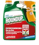 Roundup Unkrautfrei Express, 3 Liter Sprühsystem, Anwendungsfertiges Spray...