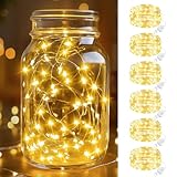 btfarm 6 Stück LED Lichterkette mit Batterie Klein, 2M 20LED Mini...