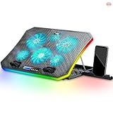 TopMate C12 Kühler RGB Gaming Notebook Kühlpads für Schreibtisch und...