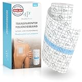 Health Press® Transparenter Folienverband - Duschpflaster Rolle (15cm x...