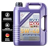 LIQUI MOLY Leichtlauf High Tech 5W-40 | 5 L | Synthesetechnologie Motoröl...