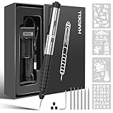 HARDELL Elektrischer Gravierstift für Künstler & Heimwerker, Graviert 60+...
