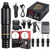 GJXJY Tattoo Maschine Pen Set Komplett Tätowiermaschine Set Profi mit 20...