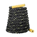 SportPlus Battle Rope, Seillänge 9 Meter, 3,8 cm Durchmesser, hochwertiges...