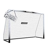 HUDORA Fußballtor Pro Tect Advanced – Outdoor Fußballtor mit Netz und...