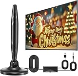 DVB-T/T2 Antenne mit Verstärker,Zimmerantenne für Fernseher,TV-Antenne...