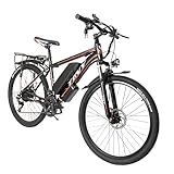 CLEADONG 26 Zoll E-Mountainbike, 21-Gänge 250w 36v Elektrofahrrad, 25km/H...