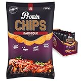 Nanosupps – BBQ 7 x 40g Chips - Eiweiss Chips mit 21% Protein - Protein...