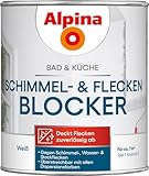 Alpina Bad & Küche Schimmel- & Flecken-Blocker – weiße Anti Schimmel...