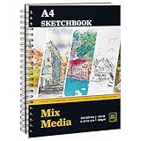 Skizzenbuch A4, Sketchbook 200g/m² Skizzenblock Zeichenblock mit...