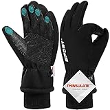 DYGSWIN Wasserdicht Winterhandschuhe, Skihandschuhe Touchscreen Handschuhe...