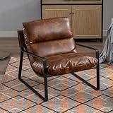 chairus Loungesessel Polsterstuhl Sessel für Wohnzimmer aus PU Leder...