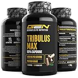Tribulus Max - 180 Kapseln - Hochdosiert mit 4500 mg pro Tagesdosis -...