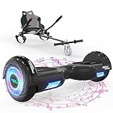 MEGA MOTION Hoverboards mit Hoverkart für Kinder, 6.5 Zoll Hoverboards mit...