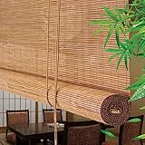 Bambusrollo Atmungsaktives Natürliches Bambus Raffrollo Jalousine Breite...