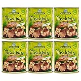 Food-United MISCHPILZE Hell 6 Dosen Füllmenge 800g ATG 455g...