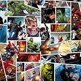 Komar Rapport Vliestapete - Marvel Comic - Größe 53 x 1005 cm, 1 Rolle,...