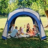 YITAHOME Event Dome Pavillon Partyzelt 3,5x3,5x2,3m Wasserdicht Camping...