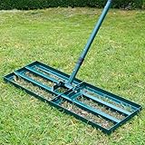 Signstek Rasenrakel Rasen/Lawn Leveling Rake Golf rasenrakel Werkzeug mit...