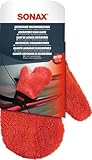 SONAX Microfaser WaschHandschuh (1 Stück) bequemer Handschuh mit maximalem...