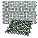 BigDean 24x Rasengitter Paddockplatte 50x50 cm Rasenmatten Rasenwaben...