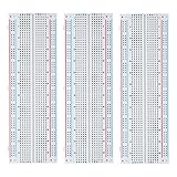 ELEGOO 3er Breadboard 830 Pin Solderless Prototype PCB Board Kit für...