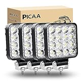 PICAA LED Arbeitsscheinwerfer 4X 3.3 Zoll 48W Arbeitsscheinwerfer Traktor...