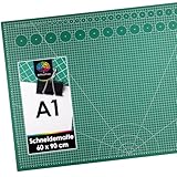 OfficeTree Schneidematte A1 - Grün - mit beidseitigen Rastern und...