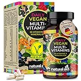 natural aid Vitamin Komplex Vegan 120 Multivitamin Kapseln [4 Monate]...