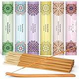 LA BELLEFÉE Räucherstäbchen Set 120 Sticks, 6 Boxen mit 6 Düfte -...