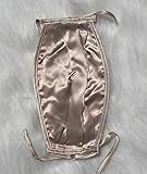 max stitch design Seiden-Gesichtsmaske, 2 Stück, einfarbig,...