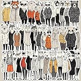 QINGZHUO-50 Stück Cartoon Vintage-Mode Tierscheren Dekoratives Notizbuch...