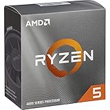 AMD Ryzen 5 4500 Prozessor (6 Kerne/12 Threads, 65W TDP, AM4 Sockel, 11 MB...