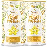 Vegan Protein - VANILLE - Pflanzliches Proteinpulver aus gesprossten Reis,...