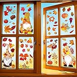 Thanksgiving Herbstdeko Fenster Aufkleber,Fensterbilder Herbst...