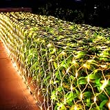 Dazzle Bright Warmweiß Lichterkette Netz, 3x2M 204 LED Lichternetz Außen...
